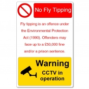 No Fly Tipping CCTV In Progress