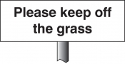 Please Keep Off The Grass Verge Sign