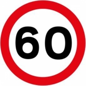 60 mph Sign (670)