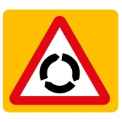 Roundabout High Visibility Road Sign (510)