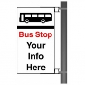 Reflective Bus Stop Signs