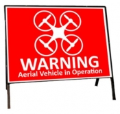Warning Aerial Vehicles UAV Sign