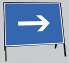 Right Freestanding Road Sign