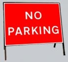 No Parking Freestanding Road Sign