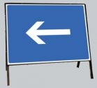 Left Freestanding Road Sign