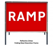 Ramp Freestanding Road Sign
