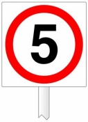 Speed Limit Verge Sign (670)