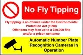 No Fly Tipping ANPR In Operation