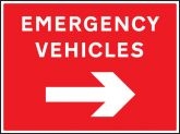 Emergency Vehicles (Arrow Right)