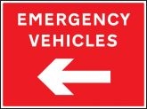 Emergency Vehicles (Arrow Left)
