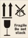 Fragile Do Not Stack Reusable Laser Cut Stencils