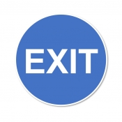 Exit 450mm Car Park Sign