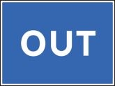 Out Traffic Sign
