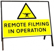Remote Filming In Operation Sign