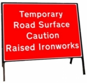 Temporary Road Surface Raised Ironworks