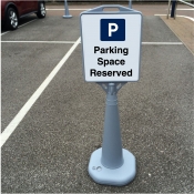 Water-based Parking Space Reserved Signs