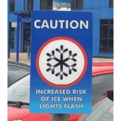 Ice Detector LED Sign