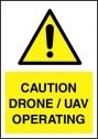 Caution Drones / UAV Operating
