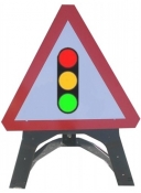 Traffic Lights Plastic Road Sign