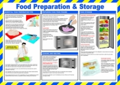 SSP Food Preparation and Storage Laminated Safety Poster