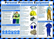 SSP PPE Personal Protective Equipment Laminated Safety Poster