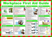 SSP Workplace First Aid Guide Laminated Safety Poster