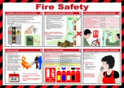 SSP Fire Safety Laminated Safety Poster