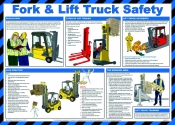 SSP Fork and Lift Truck Safety Laminated Safety Poster