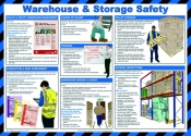 SSP Warehouse and Storage Safety Laminated Safety Poster