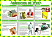 SSP Asbestos at Work Laminated Safety Poster