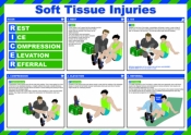 SSP Soft Tissue Injuries Laminated Safety Poster