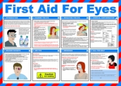 SSP First Aid for Eyes Laminated Safety Poster