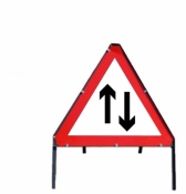 Two-way traffic signs