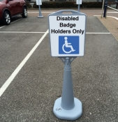 Water-based Disabled Badge Holders Only Sign