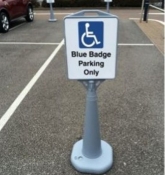 Blue Badge Parking Only Freestanding