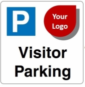 Visitor Parking with Logo