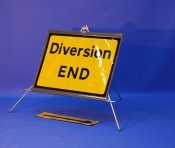 Diversion End Fold Up Sign (2702)