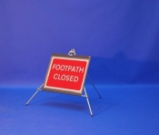 Footpath Closed Fold up Sign