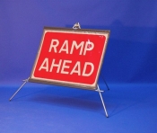 Ramp Ahead Fold up Sign (7010.2)