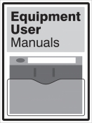 Equipment Manuals Document Holder on 10mm Foam PVC 450x600mm