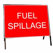 Fuel Spillage Road Sign