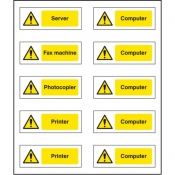 Multi Pack of Computer Related Signs.
