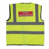 High Visibility Fire Warden Vest