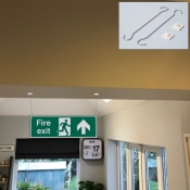 Hanging Fire Exit Up Sign