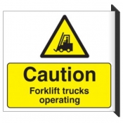 Forklifts Operating Wall Mounted Sign