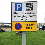 Electric Vehicle Recharging No Parking at any time