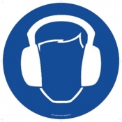 Ear Protection floor sign 430mm