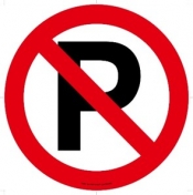 No Parking floor sign 430mm