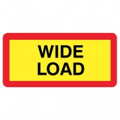 Wide load panel reflective aluminium Vehicle sign