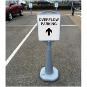 Water-based Overflow Parking Sign